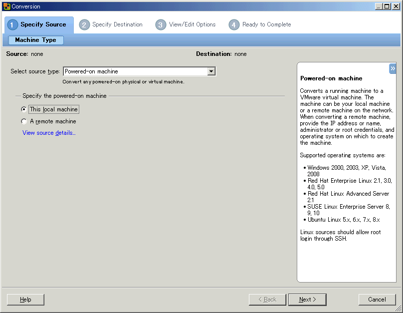 Vmware Vcenter Converter Standalone 4.0
