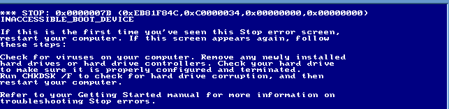 Blue Screen Of Death